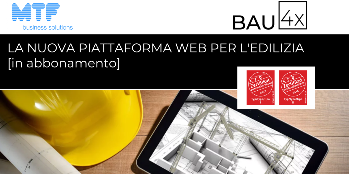 La piattaforma di servizi web per tutti i settori dell’Edilizia