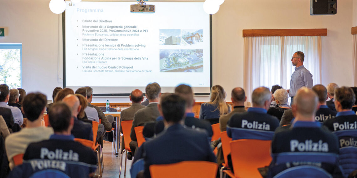 I funzionari dirigenti del Dipartimento delle istituzioni in Val di Blenio