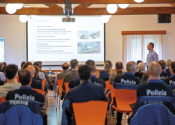I funzionari dirigenti del Dipartimento delle istituzioni in Val di Blenio