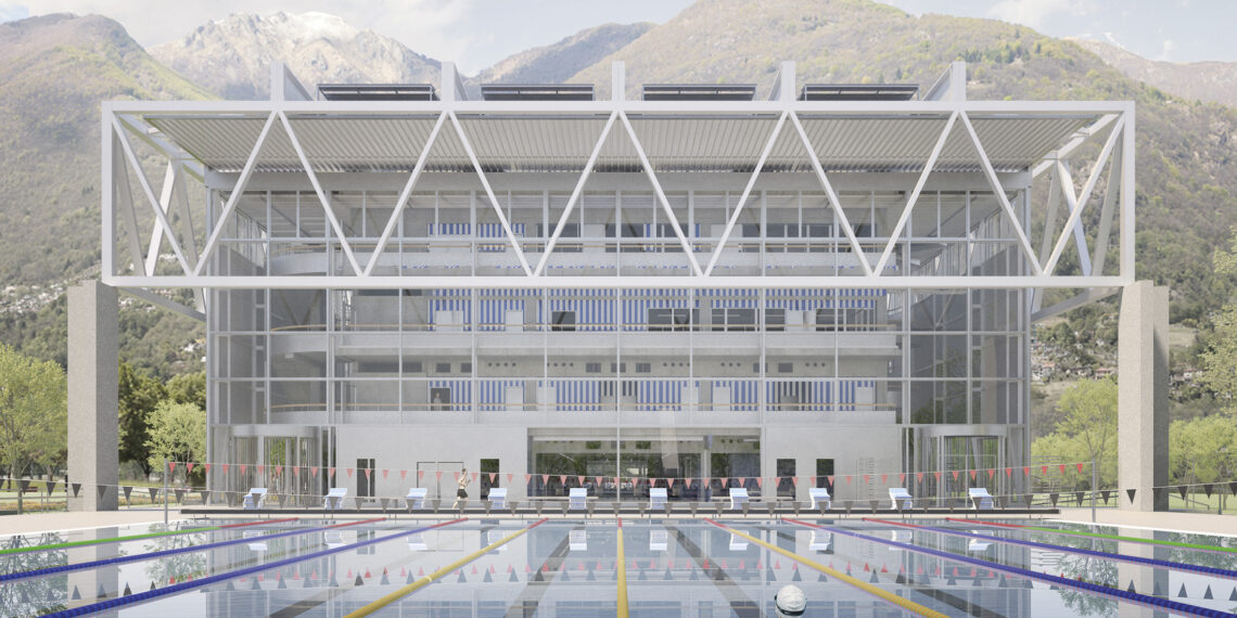 Centro sportivo di Tenero: posa della prima pietra per il nuovo centro natatorio