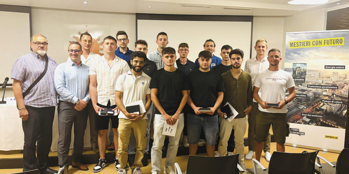 Assemblea 2025 e premiazione dei migliori apprendisti, una serata di celebrazione per suissetec Ticino e Moesano